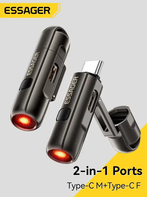 エサージャー 2-in-1 タイプC ポータブルミニシガレットライター(エアブロー機能付き)屋外安全USB-Cアダプター