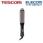 TESCOM ロール ブラシ ヘアー アイロン 最高温度190℃ クイックコードバンド付き ブラック THR7 K テスコム