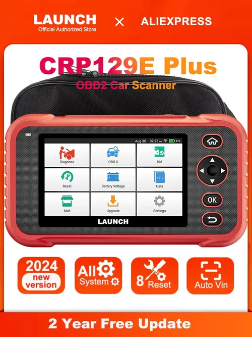2026年発売 CRP129E Plus V3.0 OBD2スキャナー+CANFD、全システム診断スキャンツール、生涯無料アップデート、8つのリセット機能、インジェクターコーディング