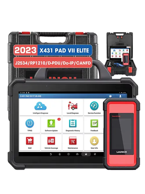 LAUNCH X431 PAD7 PADVII PAD 7 VII 車両診断ツール J2534 スマートリンク 自動車スキャナー 自動診断 オンラインプログラミング OBD2