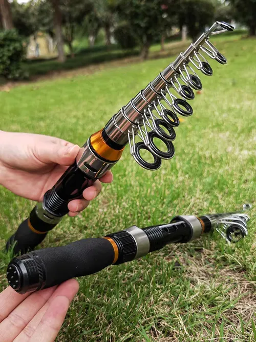 JOSBY 伸縮式釣り竿 スピニング フライ カープ フィーダー ファイバー ペスカ 2.3M 2.1M 1.5M ミニトラベルロッド リールシート ポータブル ウルトラショート