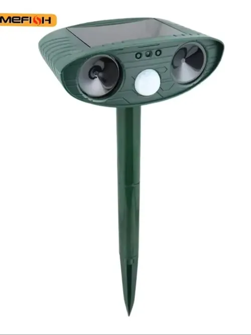 HOMEFISH超音波撃退器 – ソーラー式猫犬撃退器 – 庭や農場に最適 – 動物を撃退します