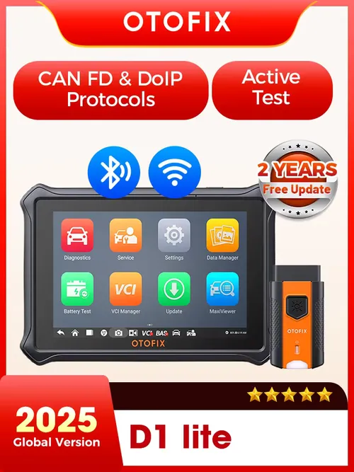 OTOFIX D1Lite Bluetooth対応 車両診断ツール OBD2スキャナー 双方向自動車スキャンツール 2年間無料アップデート アクティブテスト