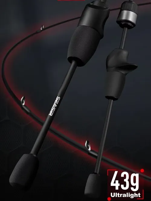 Seasir Zero 43g 釣り竿 BFS 超軽量 カーボンファイバー 1.53M UL ルアーウェイト 1.5-6G 2ピース 小川/川釣り用ロッド