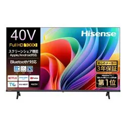 液晶テレビ【40V型/スクリーンシェア対応/ネット対応】 40A4S