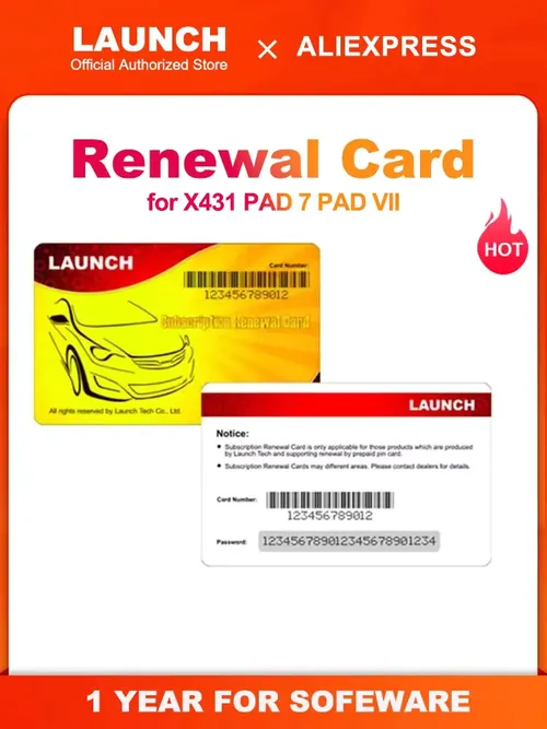 発売 ® LAUNCH X431 IMMO PLUS用更新カード