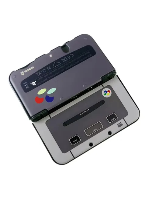 限定レトロスキンケース NEW 3DSXL用 マットハード保護シェルカバー NEW 3DS XL LL本体用 スタイラスゲームアクセサリー付き