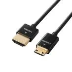 エレコム カメラ接続用HDMIケーブル(HDMI miniタイプ/1.5m) ブラック 1.5m DGW-HD14SSM15BK
