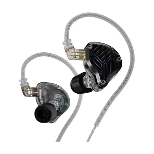 KZ PRX 有線ヘッドホン、平面ドライバー、音楽ヘッドホン、HiFi 重低音モニターイヤホン、スポーツヘッドセット