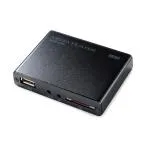サンワダイレクト SD/USB対応メディアプレーヤー 400-MEDI020H 1個
