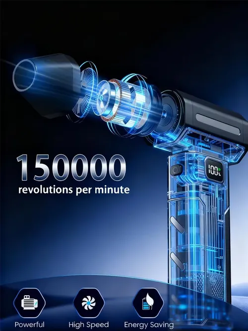 プロフェッショナルブロワー - 450,000 RPM 強力ジェットファン、電子工作DIYプロジェクトツール用ブラシレスモーター搭載