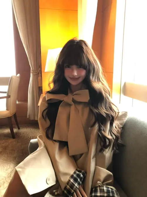 カーキチェック柄スプライシングヴィンテージバタフライノットウインドブレーカー女性の初秋ストレートカット長袖スーツコート韓国スタイル
