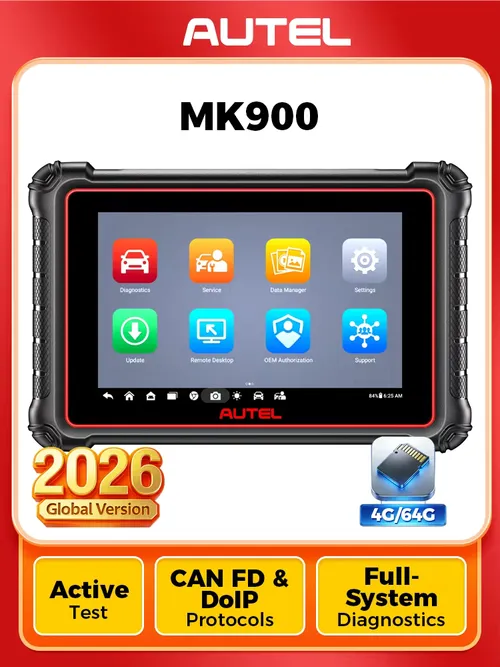 Autel-maxicheck mk900 OBD2スキャナー,双方向制御,すべてのシステム診断ツール,doip,およびmk808btのアップグレードが可能