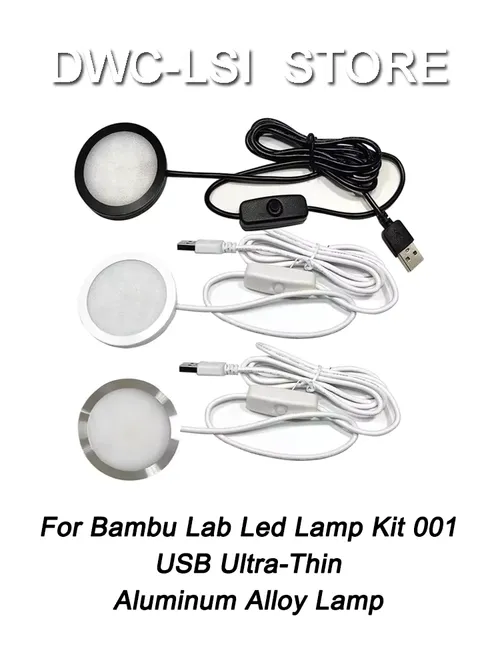 Bambu ラボ Led ランプキット調整可能なライトキット Led ライト部品ハードウェア DIY モデル白/冷/暖かい光ランプシェルなし 001