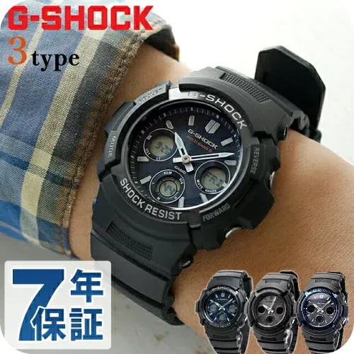 gショック ジーショック G-SHOCK 電波ソーラー 電波 アナデジ ブラック 黒 CASIO カシオ 腕時計 メンズ 大学生 AWG-M100A-1A AWG-M100SB-2A AWG-M100B-1A 選べるモデル ブランド おしゃれ 防水 軽い プレゼント 男性 実用的