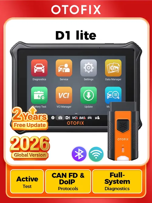 OTOFIX D1 LITE OBD2 スキャナ車診断ツール Bluetooth ワイヤレス双方向制御 OBD 自動車スキャンツールアクティブテスト