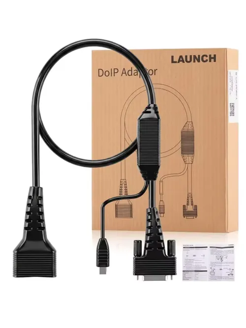 LAUNCH DOIPアダプター標準キット DOIPケーブル(CRP123X/E/I V3、CRP129X/E/I V3、CRP129 PLUS V3対応)
