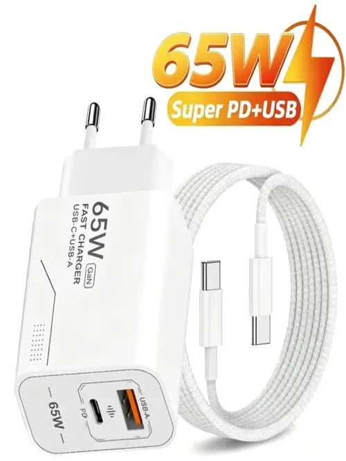 USB 65W 急速充電器タイプ C 高速充電携帯電話壁アダプター iPhone Honor Xiaomi Huawei Samsung Oneplus 用