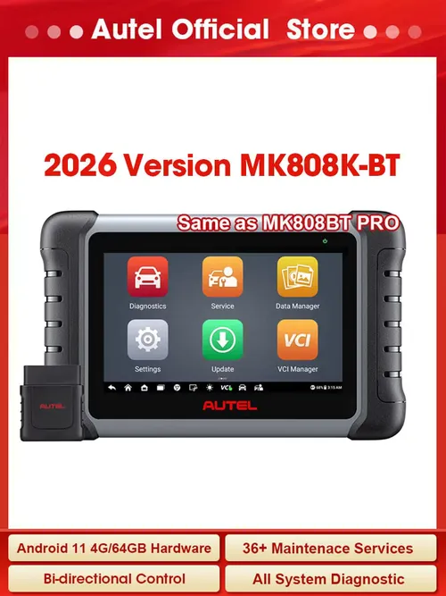 Autel MaxiCOM MK808KBT PRO 診断ツール MK808KBT OBD2 スキャナー コードリーダー 全システム対応 MK808BT PRO と同じ