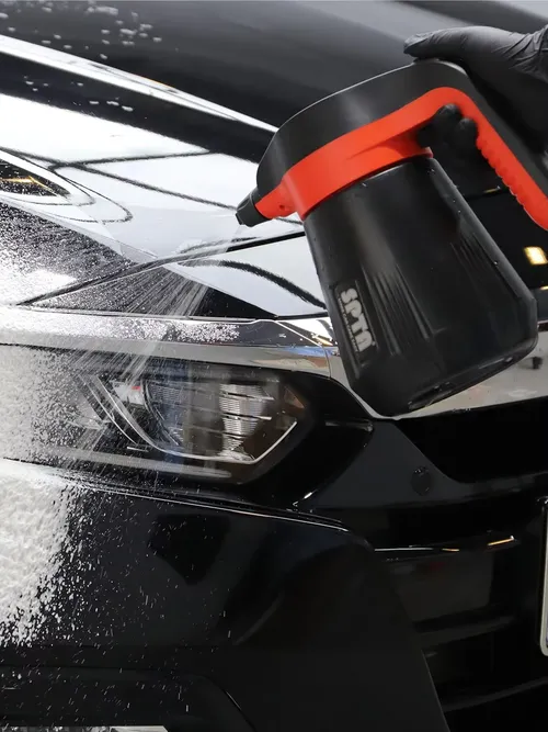 SPTAコードレスバッテリー式フォームスプレーヤー、2.25L電動カーフォームスプレーヤー、車洗浄用ポンプ式フォームスプレーヤー