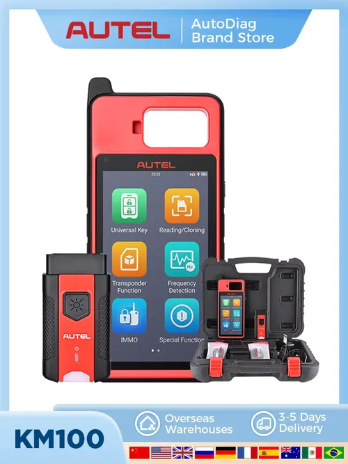 AUTEL KM100Eキープログラマー KM100E 60Sユニバーサルキージェネレーター イモビライザー KM100キープログラミングツール 永久無料アップデート