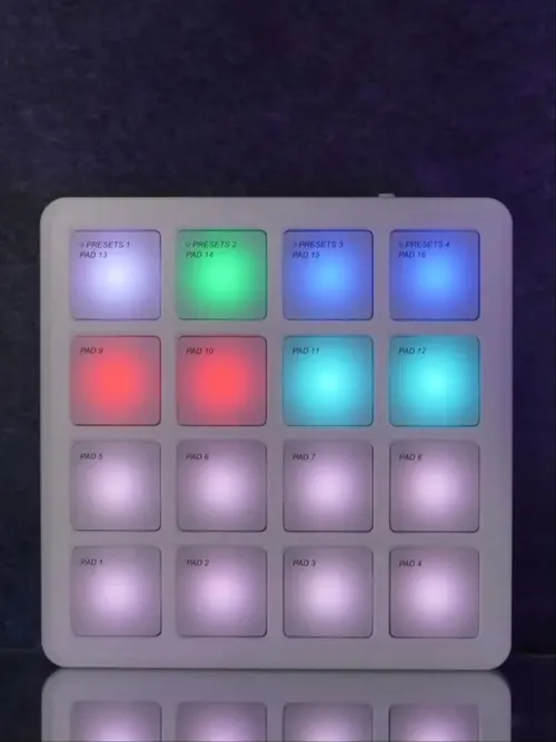M-VAVE SMC PAD ポケットパッドポータブルワイヤレス MIDI コントローラー 16 パッド適切なパーカッションキーボード USB-C インターフェースツール