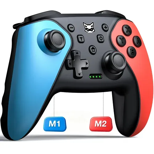 【8%クーポン&P5倍】Switch/Switch2 コントローラー プロコン 背面ボタン スイッチ2 コントローラー進化版 プロコントローラー Switch2 Pro コントローラー ワンタッチ起動 1000mAh 連射 3段階振動 人間工学グリップ プレゼント switch/PC/switch2/有機el対応 日本語説明