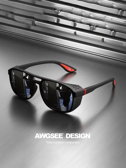 プロスポーツサングラス - 偏光・防風・UV400 サイクリング・ランニング・アウトドア愛好家向け UV400