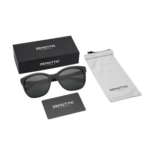 ZENOTTIC 2024 蝶偏光サングラス女性 UV400 保護シェードレディースオーバーサイズスクエアファッションサングラス ZS2227