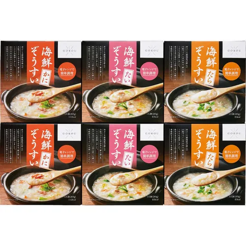 "【お歳暮】ヒカリ食品 海鮮ぞうすいギフトセット"