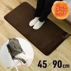 ホットカーペット 一人用 ミニ 45×90cm ホットマット テレワーク 在宅勤務 椅子 ミニマット 足元 電気マット 強弱温度切替 小型 一人暮らし ヒーターマット