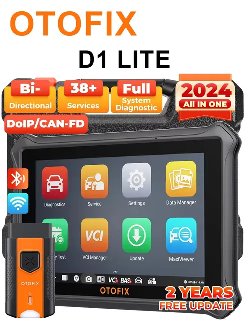 OTOFIX-D1 lite自動車用スキャナーobd2,2年間の更新,双方向制御,全システム診断ツール,fca,sgw,can,fd,doip