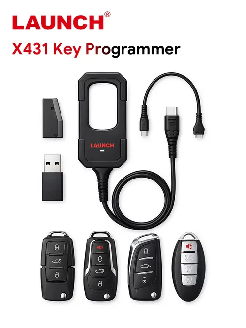 2026年新発売 LAUNCH X431 カーキープログラマー スマートキー プログラミングツール IMMOトランスポンダー リモートジェネレーター X431診断スキャナー対応