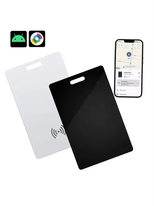 Android スマート トラッカー カード 防水 – Google Find My Device 用の充電式エアタグ (IOS/Huawei には対応しません)、ワイヤレス充電