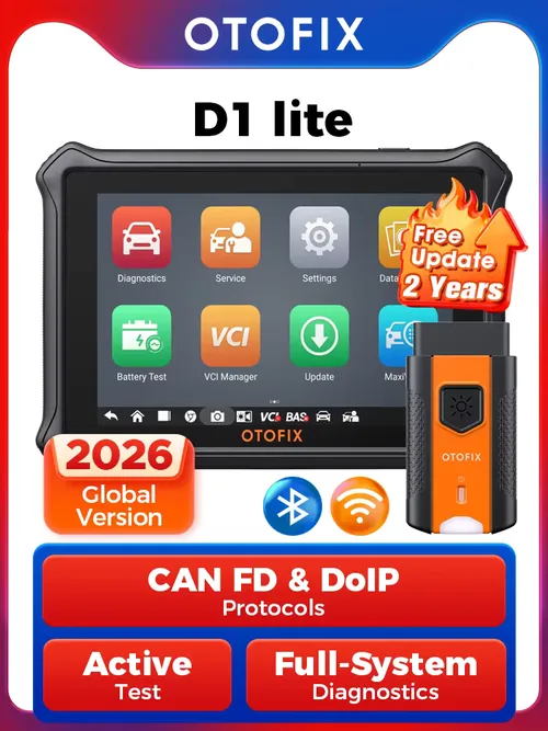 OTOFIX-D1 lite自動車用スキャナーobd2,2年間の更新,双方向制御,全システム診断ツール,fca,sgw,can,fd,doip