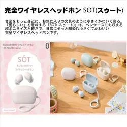 Bluetoothイヤホン 完全ワイヤレス TWS19 フラワー LBT-TWS19CSPN