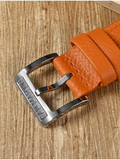San martin-ステンレス鋼の時計フック,18mm,磨かれた表面316l,バックル留め,BK1820
