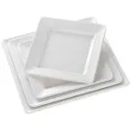 清水食器 イーファイ メラミン ディド正角皿 W304XD304XH40 1枚 NEF0903