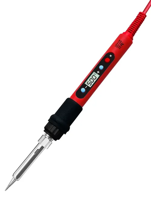 80 ワットはんだごてキット調節可能な温度 LCD はんだ溶接ツールセラミックヒーターはんだ付けのヒントピンセットはんだワイヤー