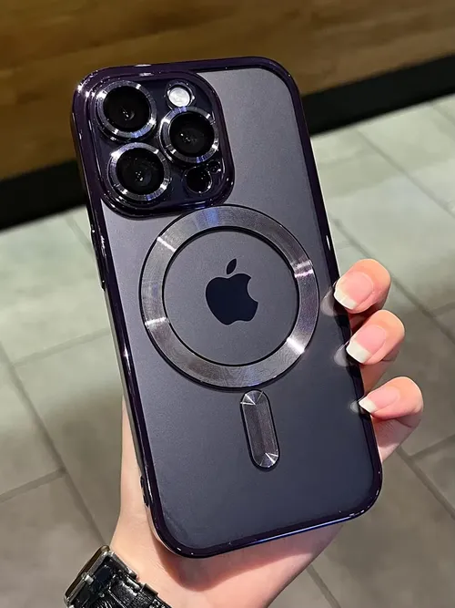 高級磁気メッキクリアケース MagSafe ワイヤレス充電対応 iPhone 11 12 13 14 15 16 17 Pro Max Air Plus 耐衝撃カバー