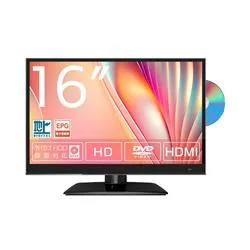 16インチ 1波 HD液晶テレビ DVDプレーヤー内蔵 AS-1601DTV
