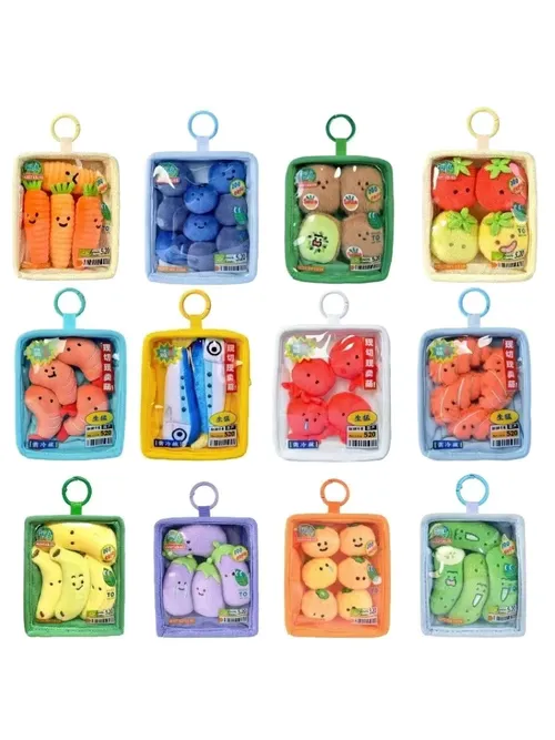 新登場の人気モデル シーフード&フルーツシリーズ ぬいぐるみペンダント サーモンシーフードプラッター 野菜プラッター キーホルダー ミニハンギングドール バッグ