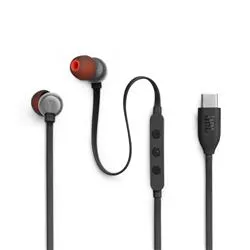 有線イヤホン JBL Tune 310C USB【USB Type-C接続イヤホン】ブラック JBLT310CBLK