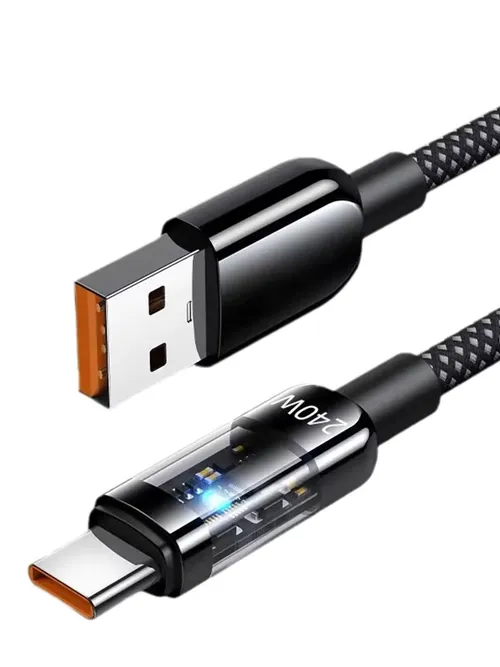 NNBILI 240W USB A to Type-C 携帯電話高速充電データケーブル Samsung Huawei Xiaomi対応 超高速充電データUSB Cケーブル