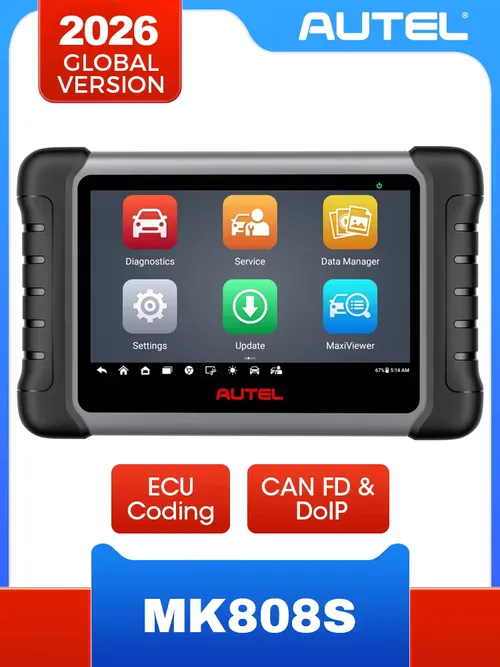 自動車診断ツール Autel MaxiCOM MK808 MK808S OBD2スキャナー 双方向制御診断 自動車ツール コードリーダー