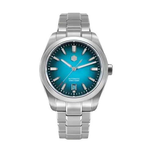男性用防水時計,自動腕時計,san martin,gada miyota 9015, BGW-X1,swim,sn0144gs x l,36mm, 39mm, 42mm,jianzhan