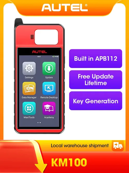 Autel KM100キープログラマー V200 ユニバーサルキージェネレーター 永久無料アップデート PK IM508 IM608 IMMO KM100X KM100E