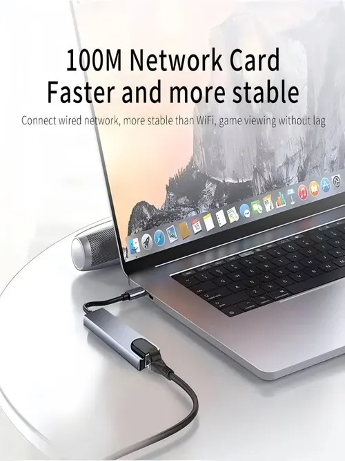 USB Cハブ 8in1 7in2 7in1 Type C 3.1 - 4K HDMIアダプター RJ45 SD/TFカードリーダー PD急速充電対応 MacBook/ノートパソコン用