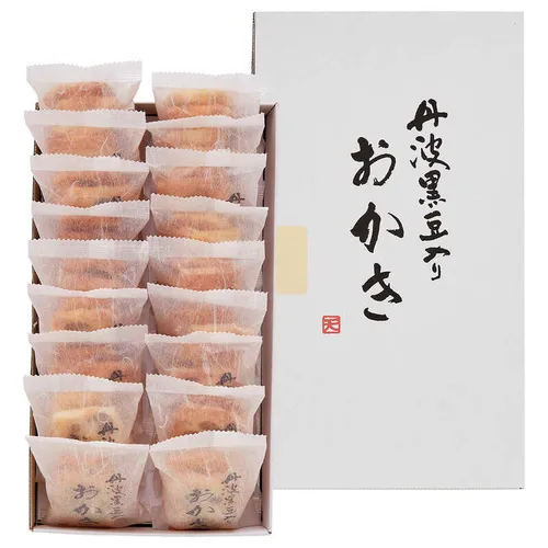 "【お歳暮】大丸・松坂屋オリジナル 丹波黒豆入りおかき"