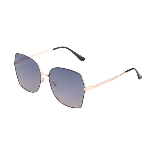ZENOTTIC ブランドデザインオーバーサイズバタフライ偏光サングラス男性女性用レトロメタルグラデーション UV400 シェードサングラス